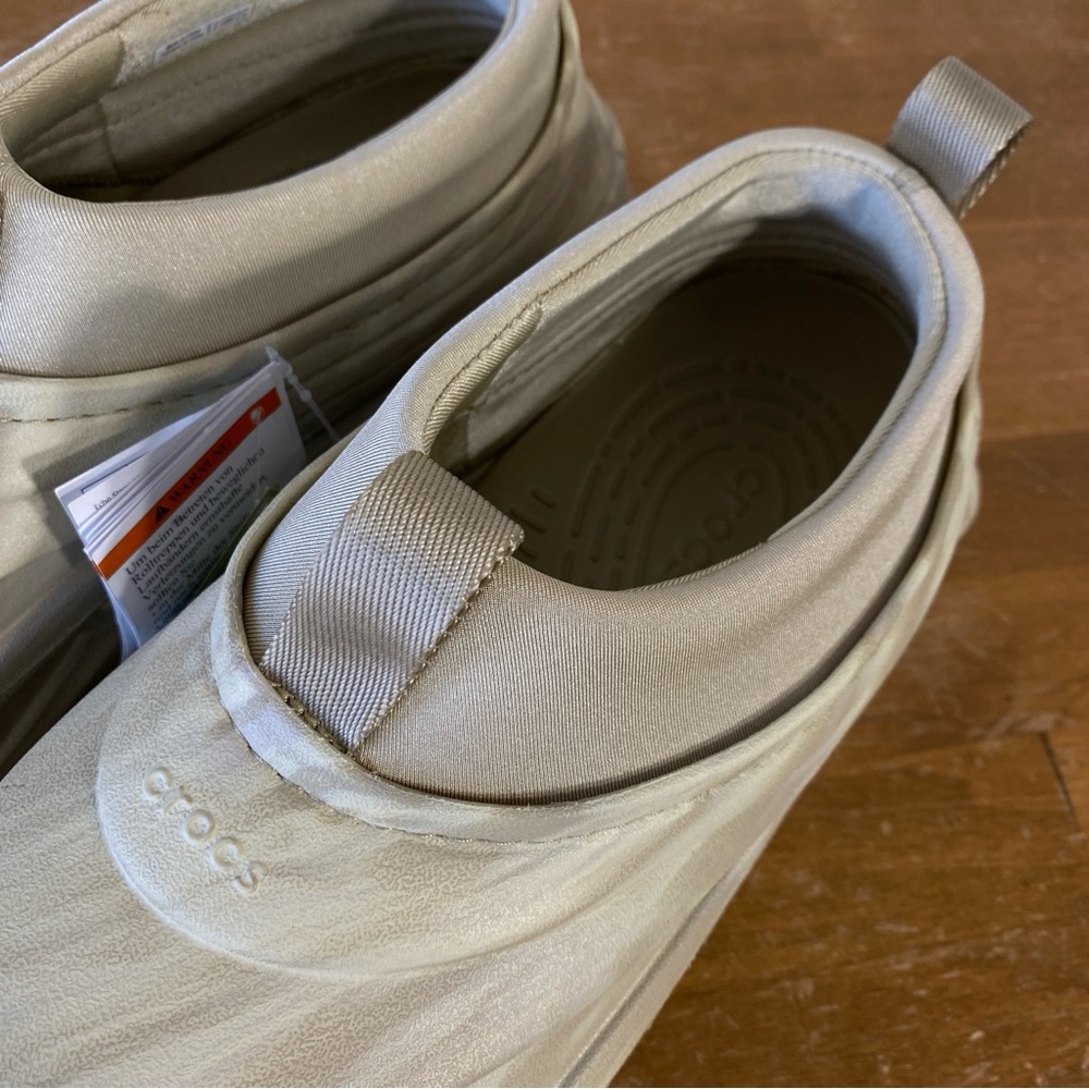Crocs Echo Storm Midnight Marble Khaki Clog Slip On Shoe - Size 10 - Picture 5 of 13
